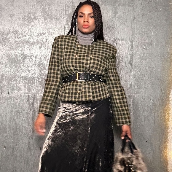 Vintage Wool Blazer, fits 12 - Picture 8 of 17